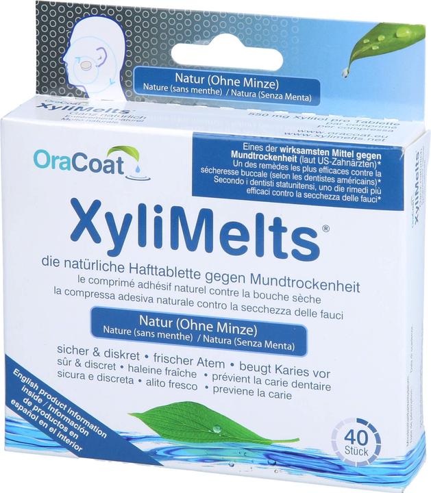 Oscimed Sa Hafttabletten gegen Mundtrockenheit Nature ohne Minze (40 x, 186 ml, 50 g)