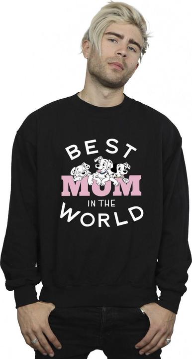 Immagine prodotto Disney 101 Dalmatians Best Mum In The World Felpa Uomo (L)