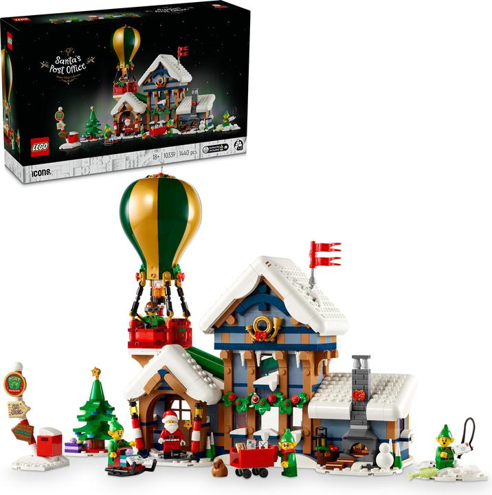 Immagine prodotto LEGO L'ufficio postale di Babbo Natale (10339, LEGO Icons, Set LEGO rari)