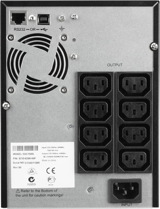 Produktbild Eaton 5sc1500i (1500 VA, 1050 W, Line-Interaktiv USV)
