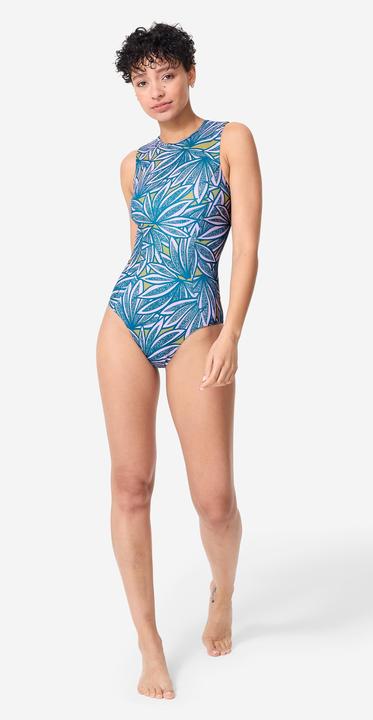 Image du produit Olaian Maillot de bain de surf 1 pièce Femme - Carla bleu et violet (L)