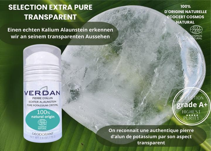 Image du produit Verdan Pierre d'alun Déodorant stick minéral (Stick)