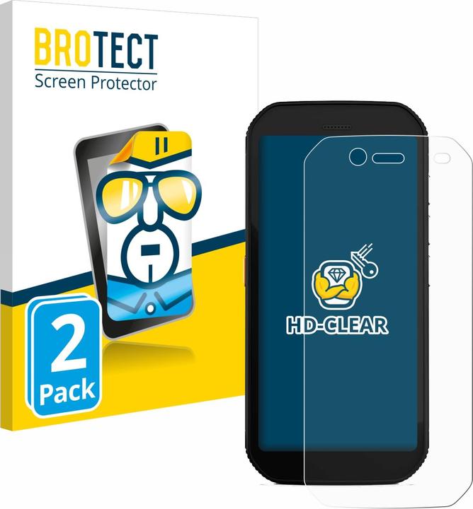Produktbild BROTECT Schutzfolie Displayschutz Klar (2 Stück, Cat S42)