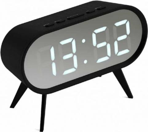 Actual product image New Gate Cyborg Black Alarm Clock
