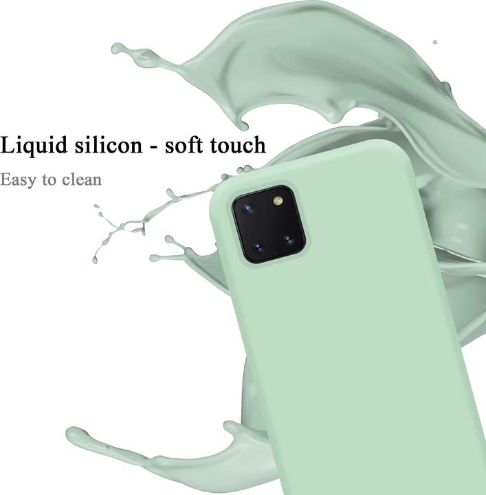Immagine prodotto Cadorabo Copertura della cassa del silicone liquido TPU (Samsung Galaxy A81)