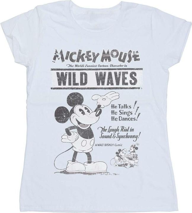 Immagine prodotto Disney Mickey Mouse Making Waves Maglietta Donna (XXL)