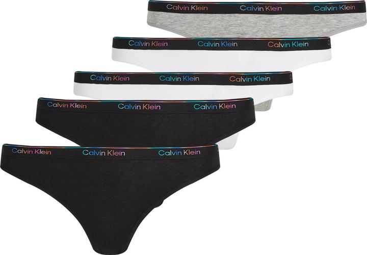 Image du produit Calvin Klein 5-Pack Bikini Slips Dames - Multi - Maat L (L, Pack de 5)