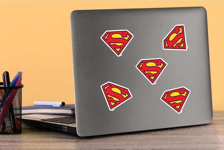 Produktbild Superman Logo Aufkleber 50erPack Vinyl