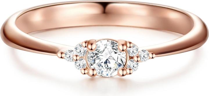 Trilani Damen Sterling Silber Zirkonia roségold - 11198