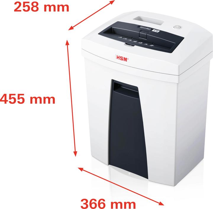 Actual product image HSM Shredder SECURIO 1902111 C16 4x25mm (Particle cut)