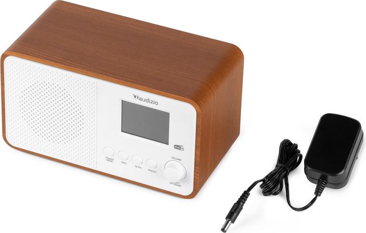 Actual product image Audizio DAB+ Radio Avio Weiss, Radio Tuner: FM, DAB+ (FM, DAB+, Bluetooth)
