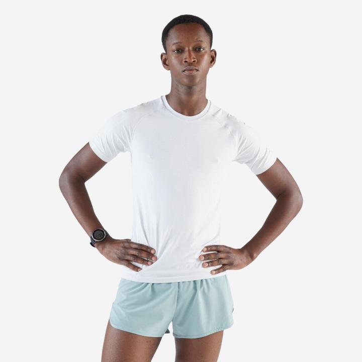Immagine prodotto Kiprun Laufshirt kurzarm - 500 Komfort Slim weiss (S)