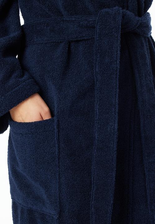 Actual product image Schiesser Essentials bathrobe with hood (S)