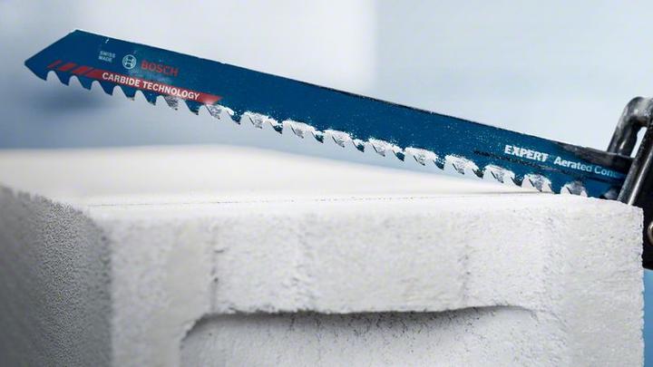 Actual product image Bosch Professional Zubehör EXPERT 'Aerated Concrete' S 1241 HM reciprocating saw blade, 10 pieces