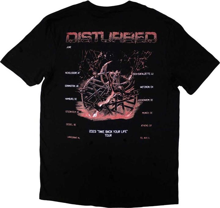 Image du produit Disturbed - T-shirt EUROPEAN TOUR '23 - Adulte (S)