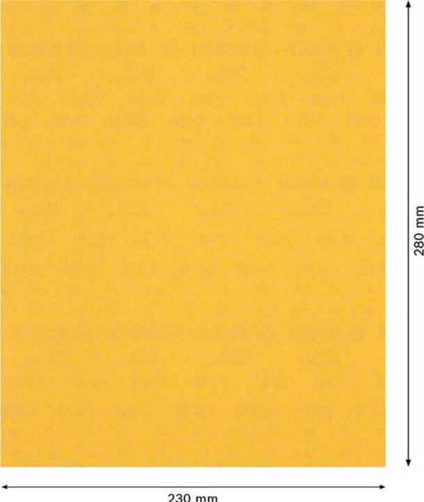 Produktbild Bosch Professional Zubehör EXPERT C470 Schleifpapier zum Handschleifen, 230 x 280 mm, G 240 (240)