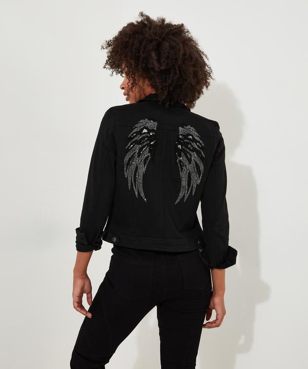 Actual product image Joe Browns Embellished distressed denim jacket (36)