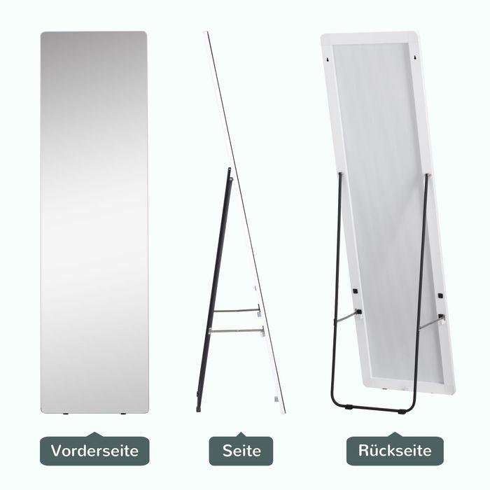 Produktbild Swisshandel24 Standspiegel, Ganzkörperspiegel mit Ständer, 45 x 160 cm Wandspiegel, Garderobenspiegel, Ankleidespi