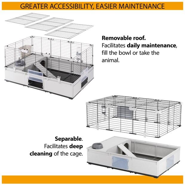 Actual product image Ferplast MODULAR 2 CAGE 109x72x56 cm