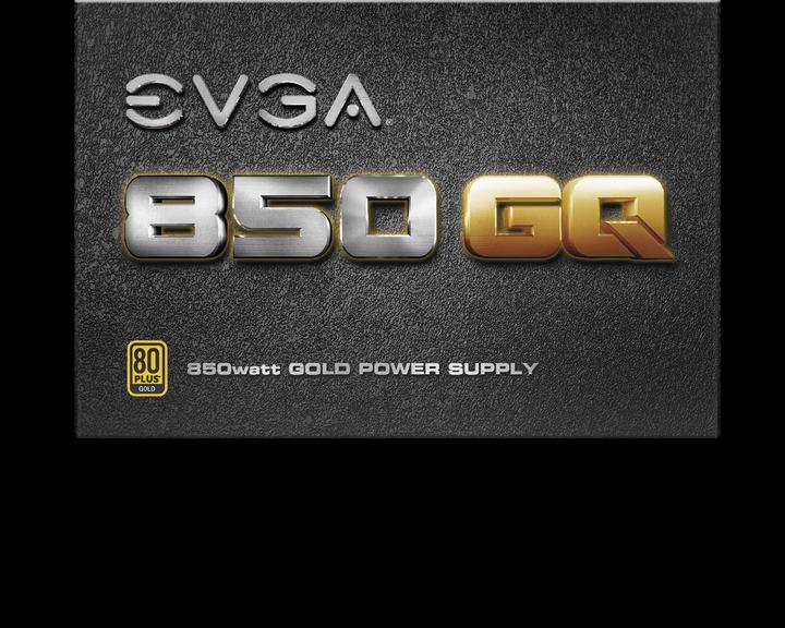 Produktbild EVGA Netzteil 850 GQ 850 W, 80 PLUS Gold, vollständig modular (850 W)