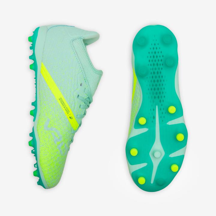 Image du produit Kipsta Chaussures de football enfant a lacets viralto iii fg vertes (34)
