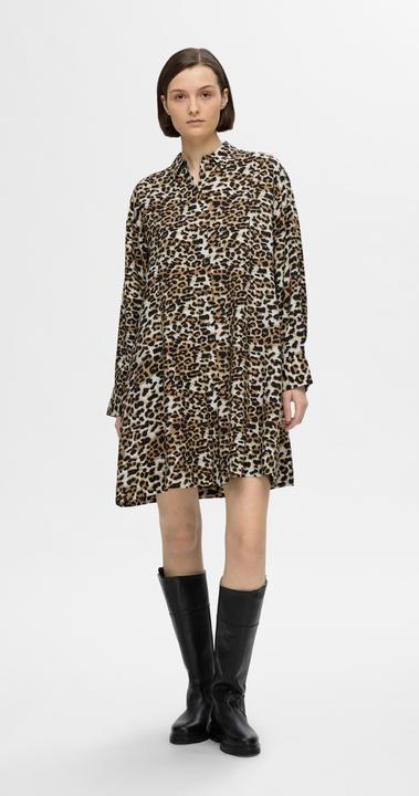 Actual product image Selected Femme Print blouse dress (40)