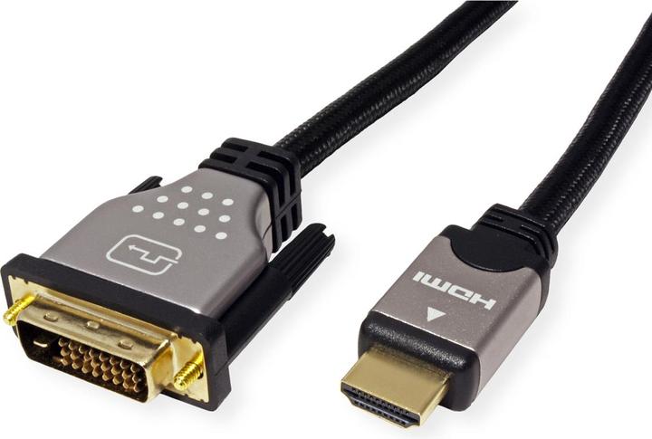 Actual product image Roline DVI — HDMI (Typ A) (3 m, DVI, HDMI)