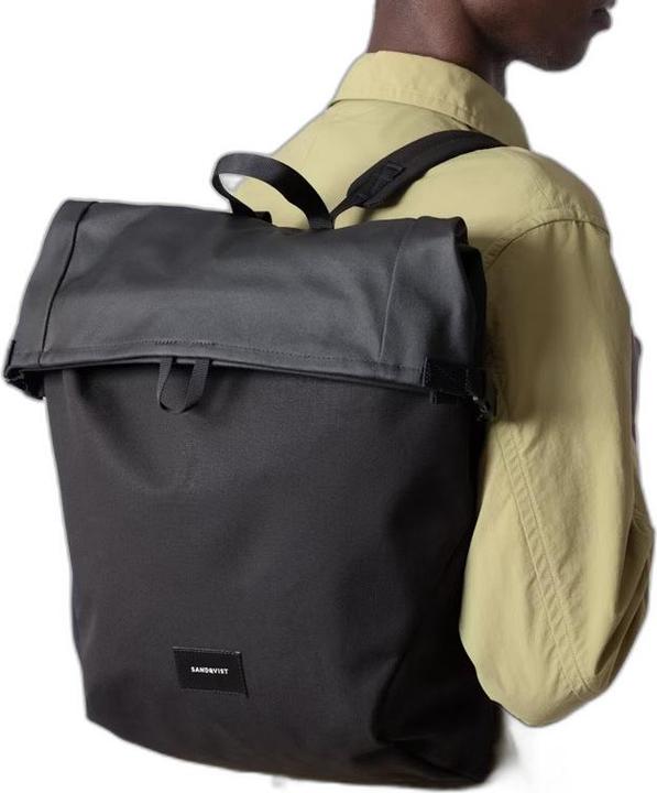 Produktbild Sandqvist Laptop Rugzak / Rugtas / Laptoptas / Werktas - Alfred - Zwart - 13 inch (22 l)