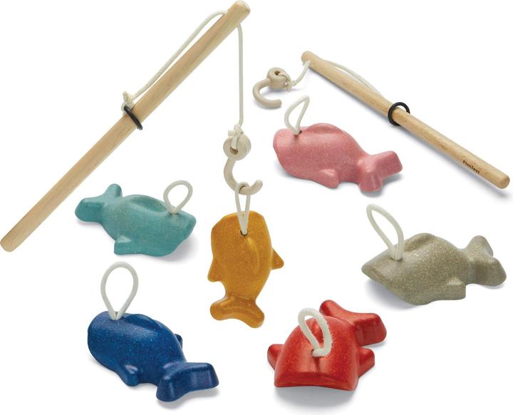Actual product image Plantoys Fishing game (English, German, French, Italian, Swiss German)