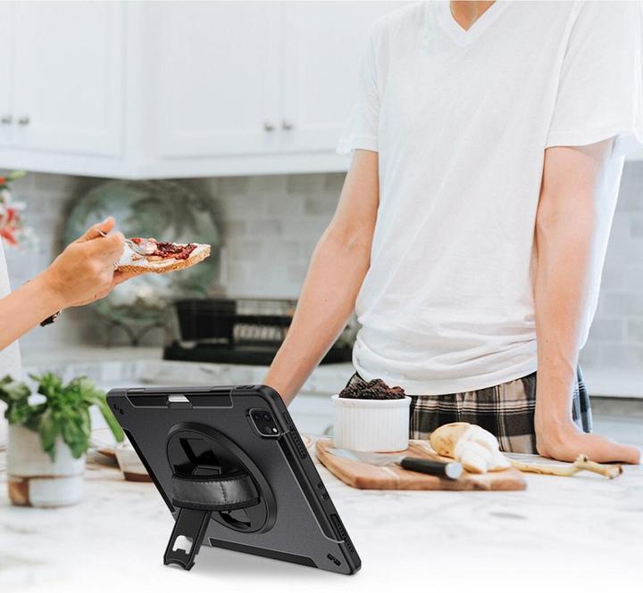 Produktbild 4smarts Rugged Case Grip (iPad Pro 12.9 2020 (4. Gen), iPad Pro 12.9 2022 (6. Gen), iPad Pro 12.9 2021 (5. Gen), iPad Pro 12.9 2018 (3. Gen))