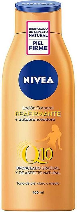 Immagine prodotto NIVEA Q10+ latte corpo reafirmante e autobronceadora 400 ml (Crema autoabbronzante, 400 ml)