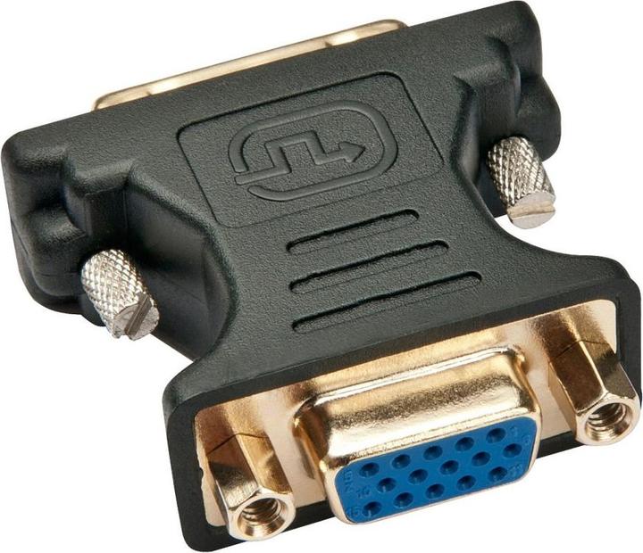 Immagine prodotto Techly Adattatore DVI-A maschio a VGA femmina, nero (VGA, DVI)