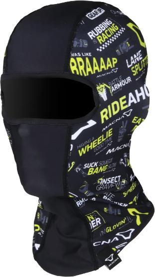 Actual product image Macna BALACLAVA ARK Sturmhaube schwarz-gelb