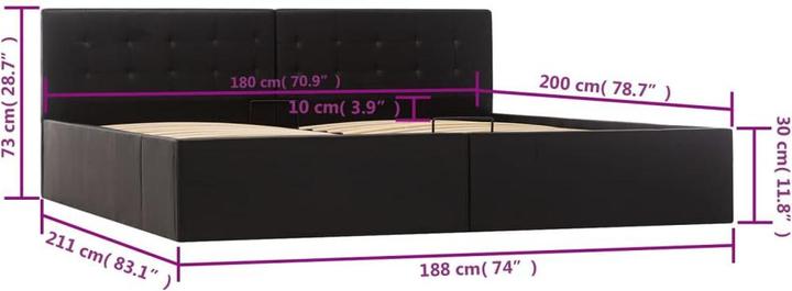 Produktbild VidaXL Bine (180 x 200 cm)