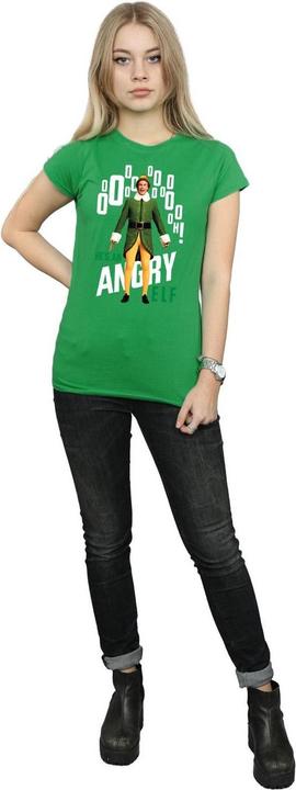 Actual product image Elf Womens/Ladies Angry Cotton T-Shirt (S)