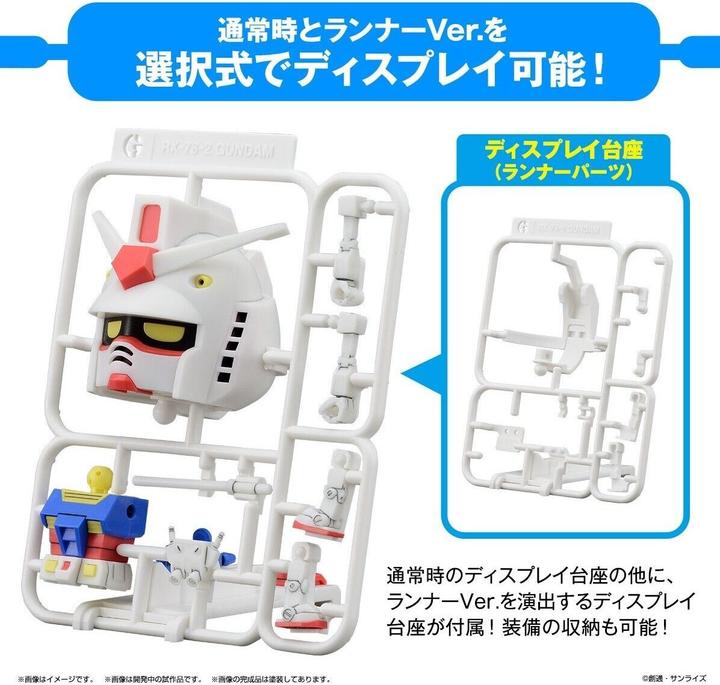 Actual product image Bandai GUNDAM - 1/1 Gunpla-Kun DX Set (with Runner ver.) - Model Kit