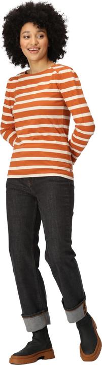 Actual product image Regatta Womens/Ladies Federica Stripe Long-Sleeved T-Shirt (42 D)