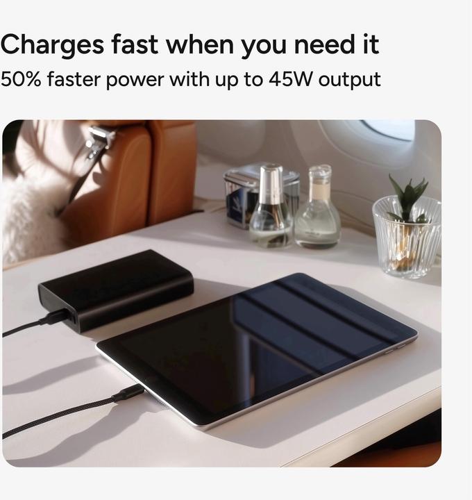 Immagine prodotto mophie Powerstation Pro Schnellladegerät Powerbank 20.000mAh Schwarz (20000 mAh, 45 W)