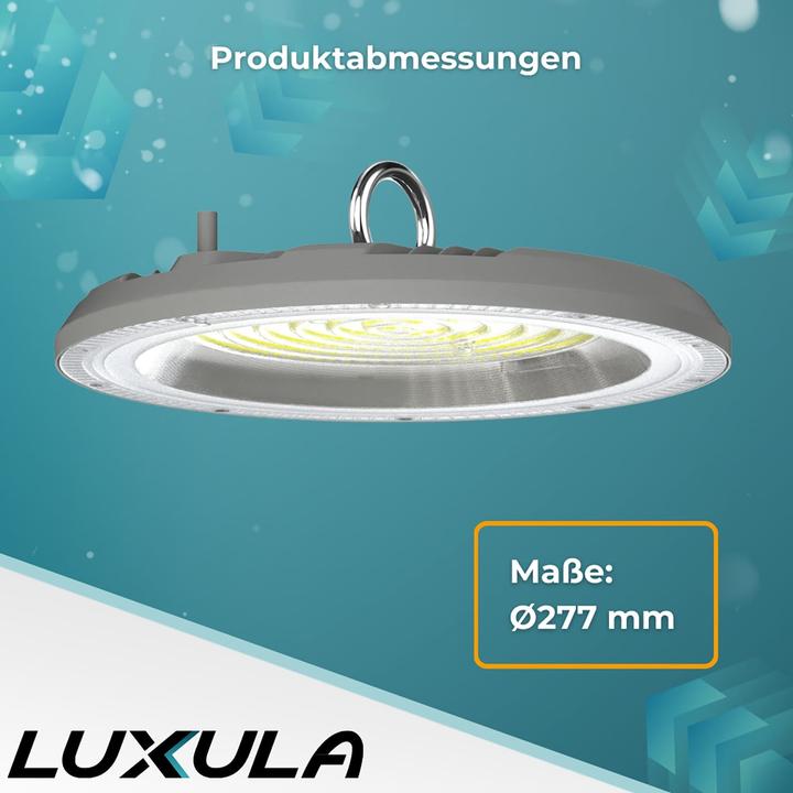 Actual product image Luxula LED high bay light LX500136, HighBay, UFO, 150W, 15000lm, CCT, IP65 (15000 lm)