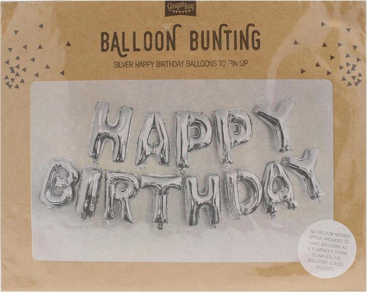 Produktbild Ginger Ray Ballongirlande Happy Birthday