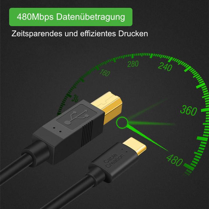 Produktbild Hermex USB C — USB B (2 m)