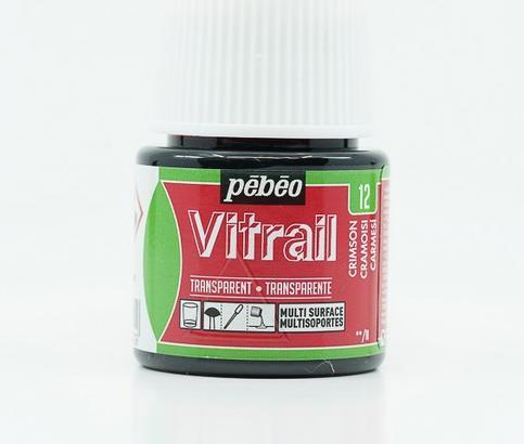 Immagine prodotto Pebeo Vitrail Trasparente (Cremisi, 45 ml)
