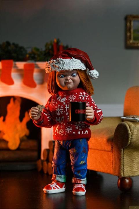 Produktbild Neca Chucky Die Mörderpuppe Actionfigur Ultimate Chucky (Holiday Edition) 18 cm