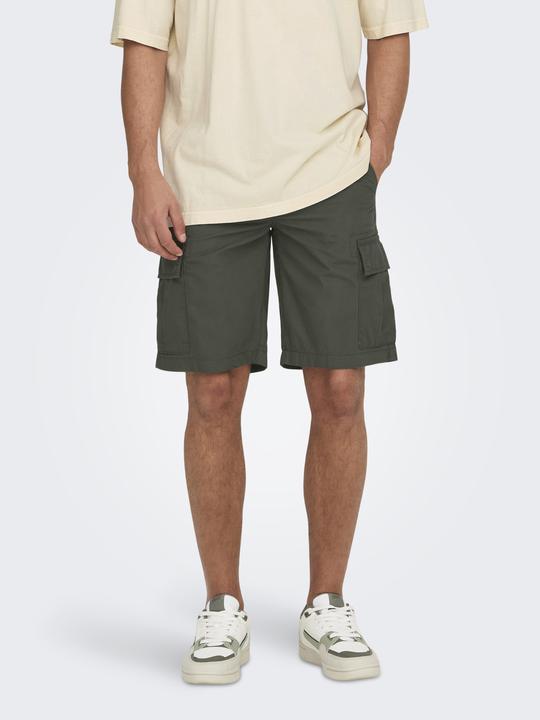 Produktbild Only & Sons Cargoshorts Loc kurze Hose mit vielen Taschen (S)