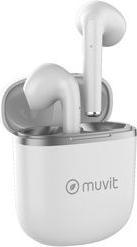 Actual product image Muvit Earbuds Bluetooth Pure Plastique Recycle Blanc (18 h, Wireless)