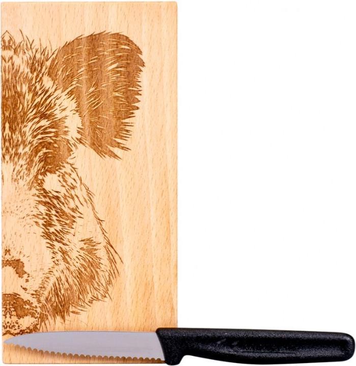 Image du produit Kadastar Planche à découper Sanglier Zoom185 x 9 x 2 cm