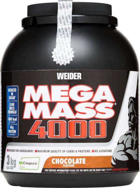 Weider Mega Mass 4000 (Erdbeer, 1 Stk., 3000 g)