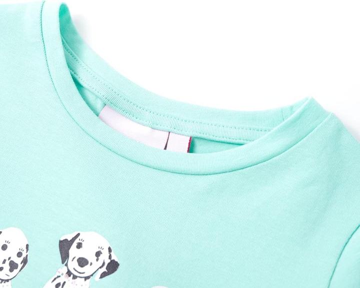 Produktbild VidaXL Kinder-T-Shirt Helles Minzgrün 92,Material: 95 % Baumwolle (92)