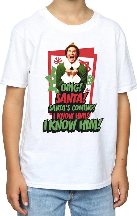 Actual product image Elf Boys OMG Santa T-Shirt (140, 146)