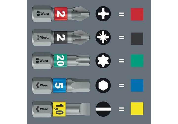 Actual product image Wera Bit-Check 10 Impaktor 1 SB (5/16")